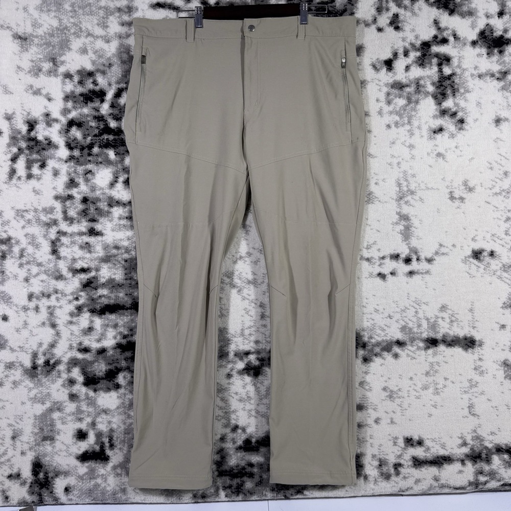 Columbia Wildsee Omni‎ Shield Pants Mens 40x32 Beige Performance Stretch Active
